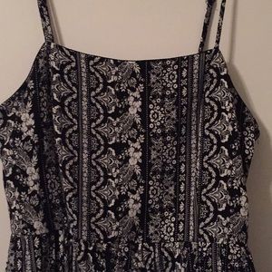 Black & White Romper